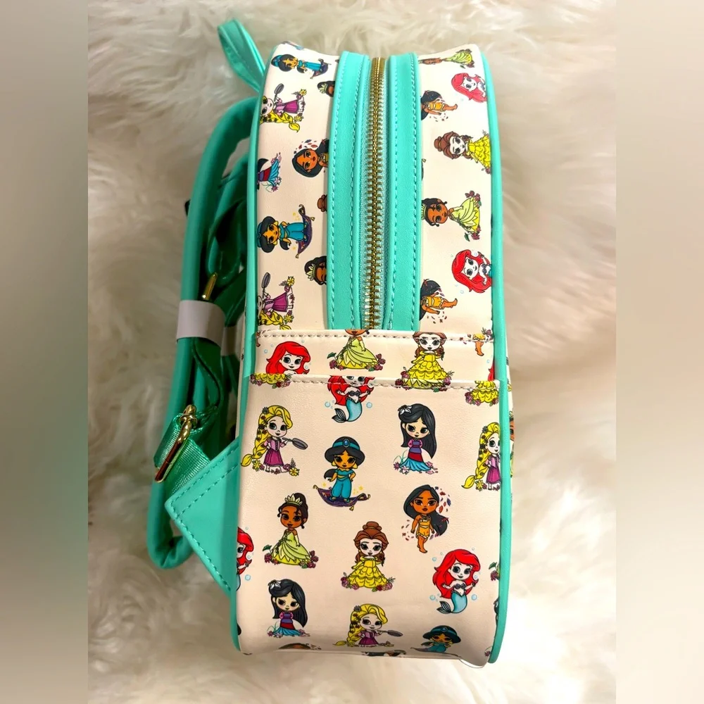 Loungefly Disney Princess Young AOP Backpack NEW